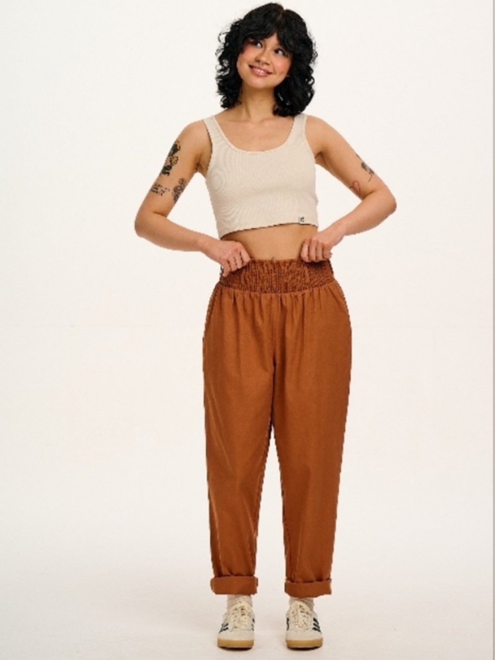 Lucy & Yak Orange Alexa pants